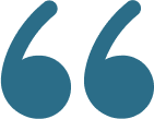 Quotation marks icon representing customer testimonials or reviews for Calistoga dental group.